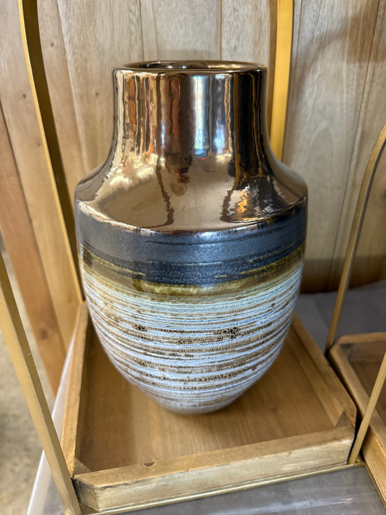 Goldish Brown Vase