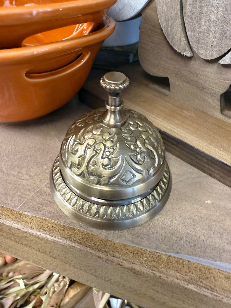 3"Antique Brass Service Bell
