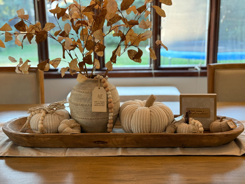 10" Antique Taupe Vase