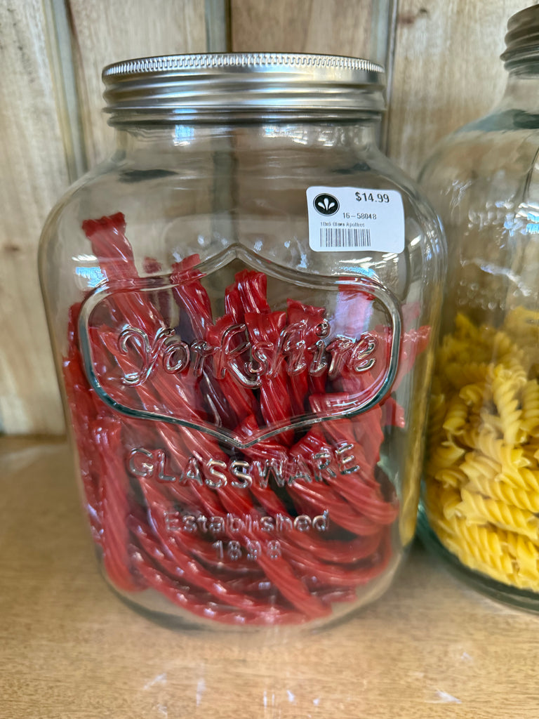 10"x6" Glass Apothecary Jar With Lid