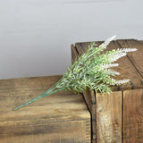 12.5" White Lavender Bush