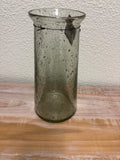 10" Bubbled Glass Vase *FINAL SALE*
