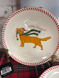 Festive Dog Plates