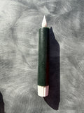 6" Green Led Taper Candle with 6 Hour Timer