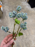 14" Mini Viburnum Spray - Blue