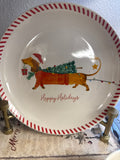 Festive Dog Plates