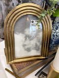 5x7 Gold Arch Photo Frame