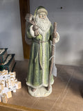 13" Resin Antique Santa