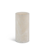 3"x6" Ice Effect LED Candle with Glow Wick