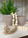 Large Embossed Terracotta Planter