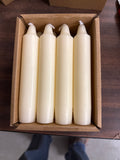 5" Unscented Short Taper Candle