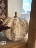 7" Beige Heirloom Pumpkin