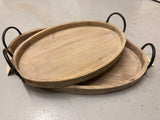 Oval Tray with Handles