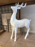 Large Resin White Deer