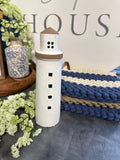 9" Cement Lighthouse