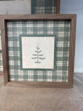 Evergreen Plaid Tree 8.5 x 8.5