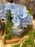 13 Blue Hydrangea Stem
