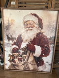 Santa's Toys Wood Art 25"x31"