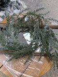 6' Frosted Prickly Juniper Garland