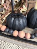 Black Pumpkin Taper Holders