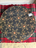 Snowflake Lazy Susan Tray