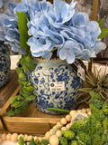 6" Blue Heirloom Garden Pot