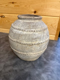 10" Antique Taupe Vase