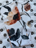 Geometry Moody Poppy Tea Towel