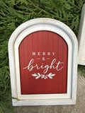Merry & Bright Arch Sign