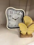 Abstract Metal Table Clock