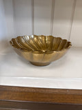 9" Antique Brass Twist Bowl
