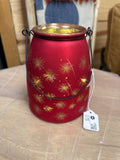Glass Firework Jar with LED Light Strings