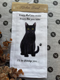 Black Cat Towel