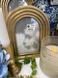 4x6 Gold Arch Photo Frame