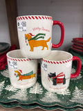 Festive Dog Mugs