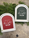 Merry & Bright Arch Sign