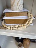 44" Mixed Wood Bead Garland