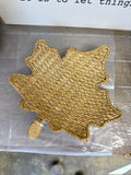 7.5"x2" Resin Leaf Tray