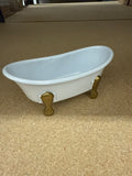 White Bathtub Soap Dish *FINAL SALE*