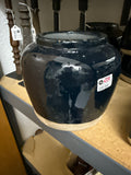 7" Deep Blue Fat Vase