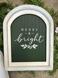 Merry & Bright Arch Sign
