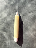 6" Ivory Led Taper Candle with 6 Hour Timer