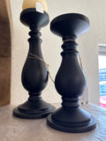 Large Black Mango Candlestick