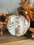 5" Beige Heirloom Pumpkin