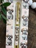 Tan & White Shih Tzu Pen