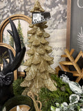11" Gold Glitter Tree