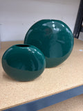 Flat Evergreen Vase *FINAL SALE*