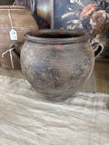 9" Rustic Brown Pot