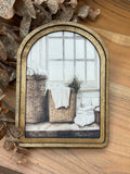 Arch Laundry Basket Art