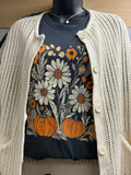 Boho Fall Floral Graphic Tee